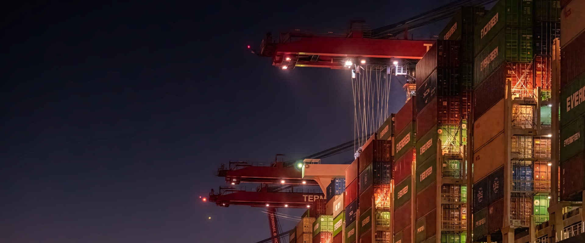 Mediterranean shipping containers